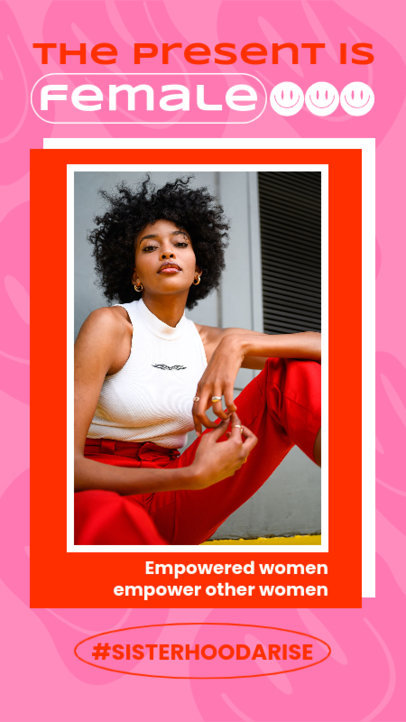 Instagram Story Design Template to Commemorate International Women's Day