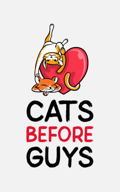 Anti-Valentine's T-Shirt Design Maker For Pet Lovers