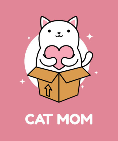 Cat Mom T-Shirt Design Maker