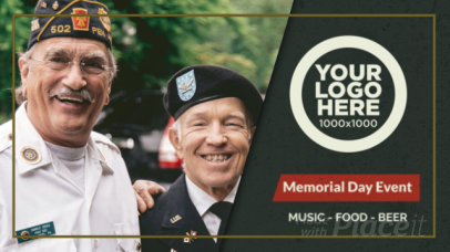 Intro Maker Featuring a Memorial Day Theme