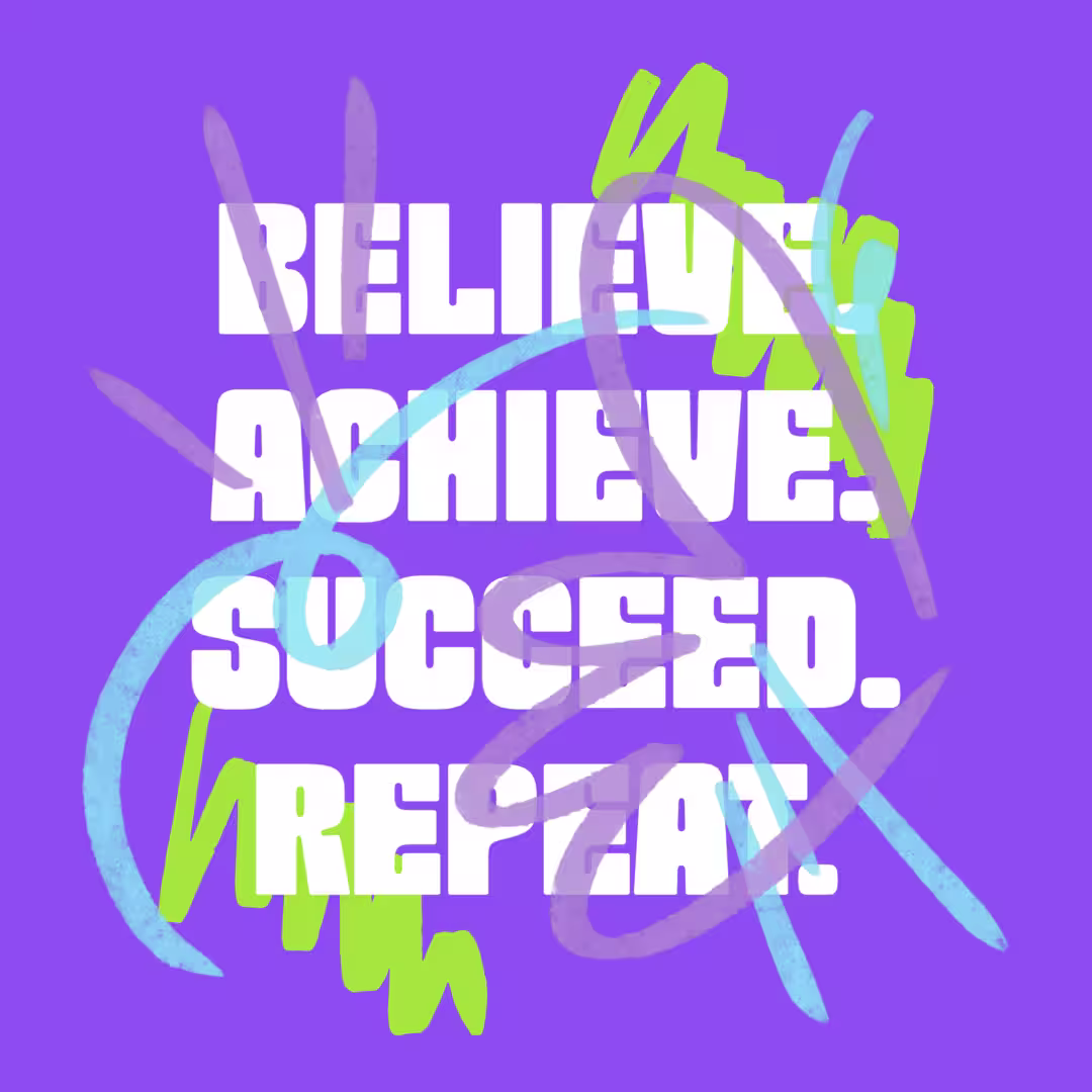 Tote Bag Design Template Featuring Chaotic Doodle Graphics And A Quote